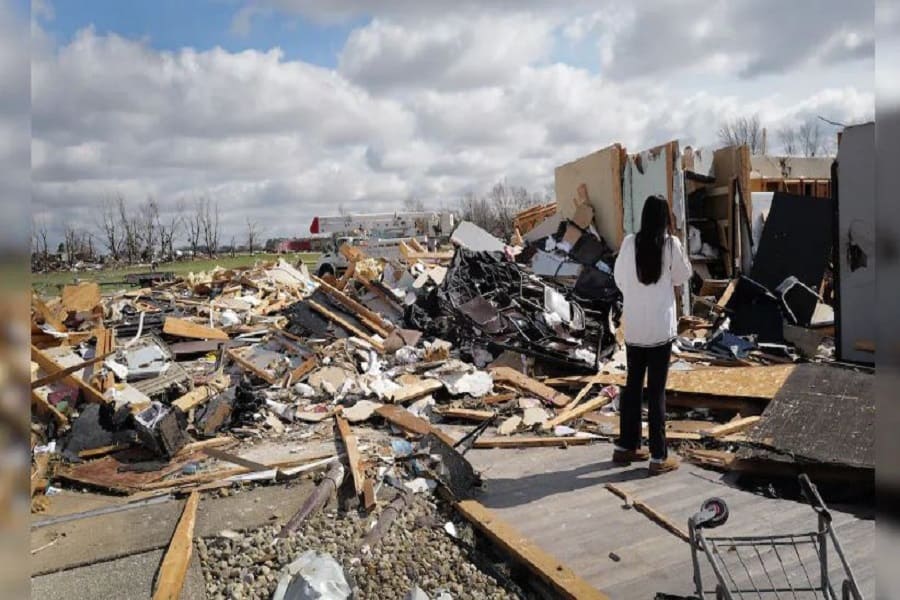 Tornado razes many areas, 5 dead including 4-month-old baby