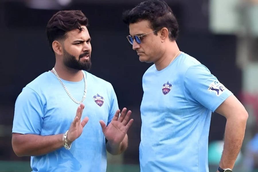 According to Sourav, captaincy is natural to Rishabh