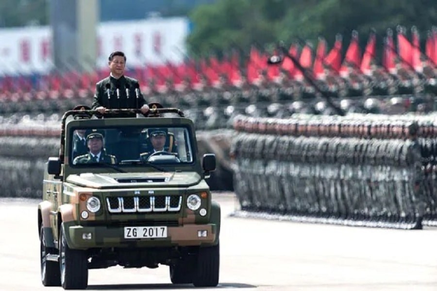 China is getting stronger by rebuilding its military.