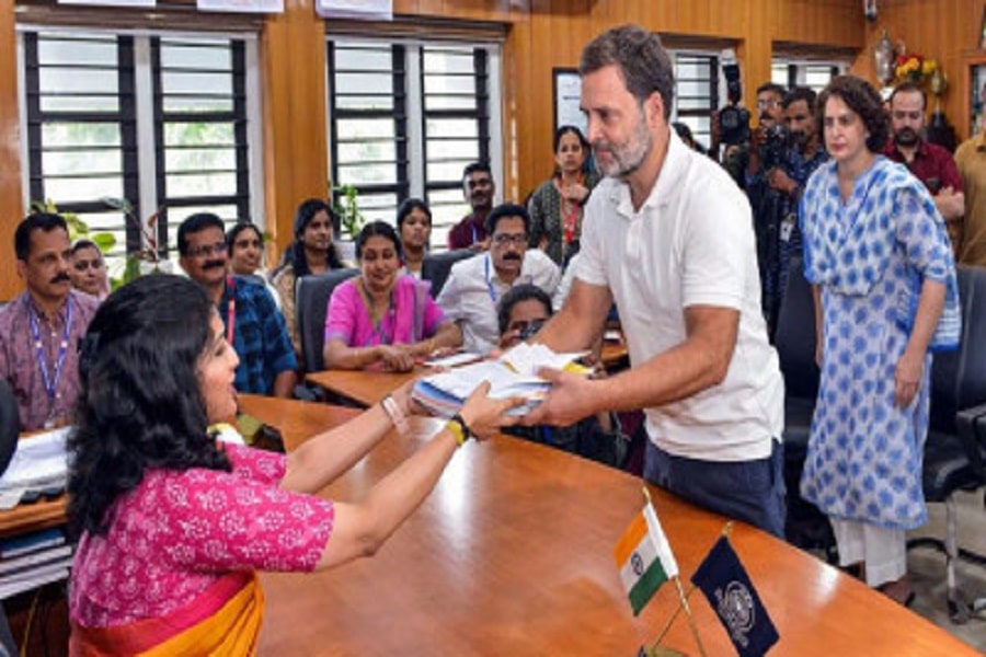 Rahul Gandhi has submitted his nomination for Rae Bareli constituency