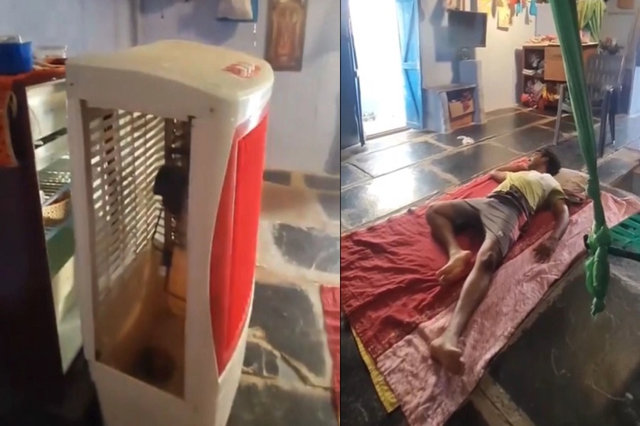 The refrigerator is now doing the work of the air conditioner! Viral 'Deshi Buddhi' on social media