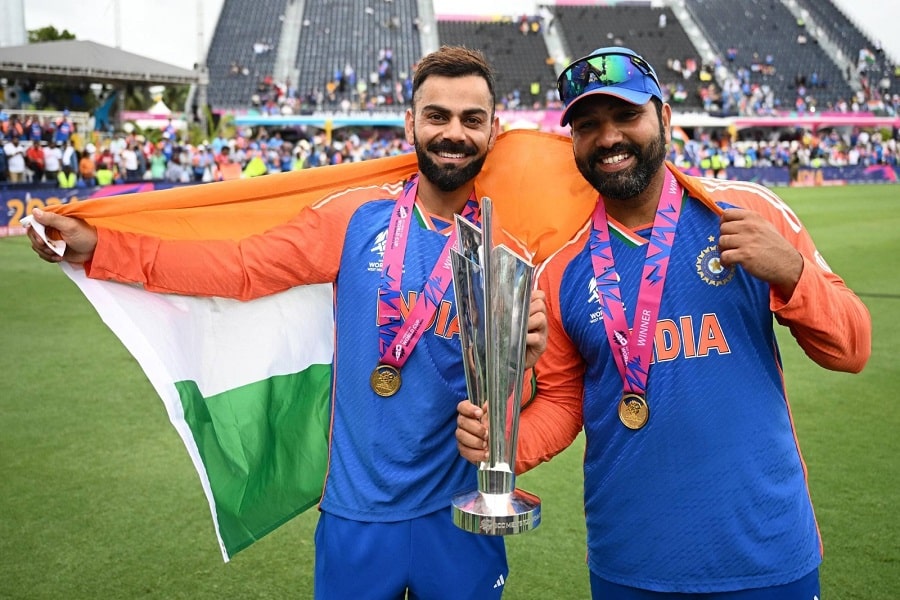 arewell to international cricket, Indian cricket fans are disappointed with the retirement of Virat-Rohit