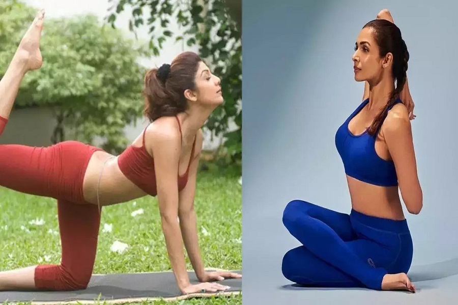 Bollywood actresses on International Yoga Day