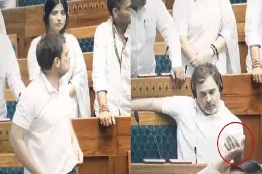 Ruckus during Modi's speech, Rahul targeted by ruling party