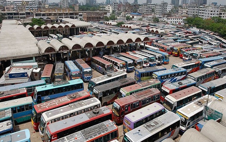Due to the quota reform movement, the bus service of Dhaka