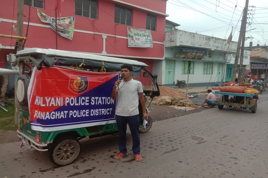 Vigilance campaign by Kalyani police station to prevent misinformation related to child capture